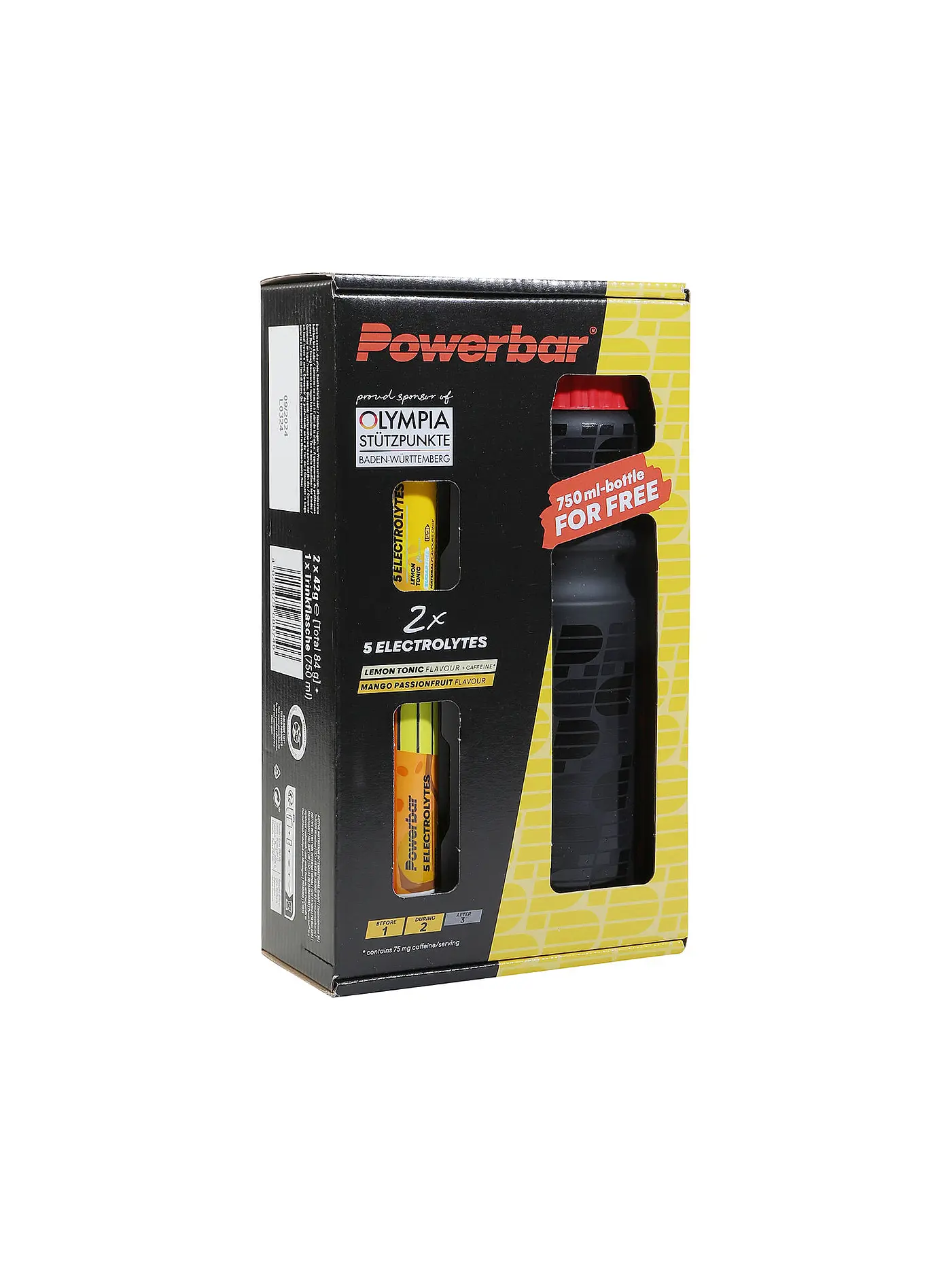 POWER BAR | 5 Electrolytes Multiflavour + Trinkflasche 750ml | 
